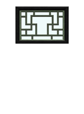 Sims 3 — Oriental Window Version 1D by Dgandy — Poly count: 452