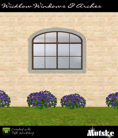Sims 3 — Window Wicklow Counter 2x1 by Mutske — Part of Window &amp; Door Wicklow Collection. 4 recolorable parts. 3