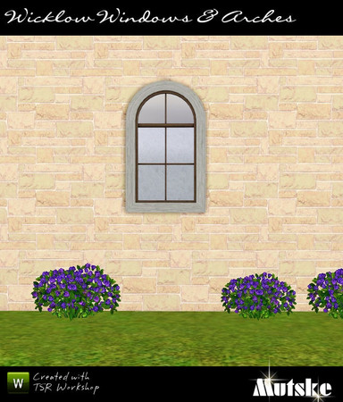 Sims 3 — Window Wicklow Counter 1x1 by Mutske — Part of Window &amp; Door Wicklow Collection. 4 recolorable parts. 3
