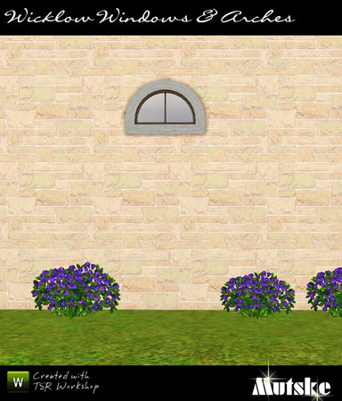 Sims 3 — Window Wicklow Privat 1x1 by Mutske — Part of Window &amp; Door Wicklow Collection. 4 recolorable parts. 3