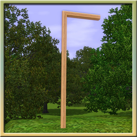Sims 3 — Never-ending End Arch (regular) by Cyclonesue — Never-ending Archway end-piece (straight walls). By Cyclonesue