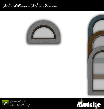 Sims 3 — Window Wicklow Privat 1x1 by Mutske — Part of Window & Door Wicklow Collection, no mullion and muntins. 4