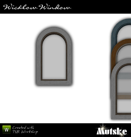 Sims 3 — Window Wicklow Counter 1x1 by Mutske — Part of Window & Door Wicklow Collection, no mullion and muntins. 4