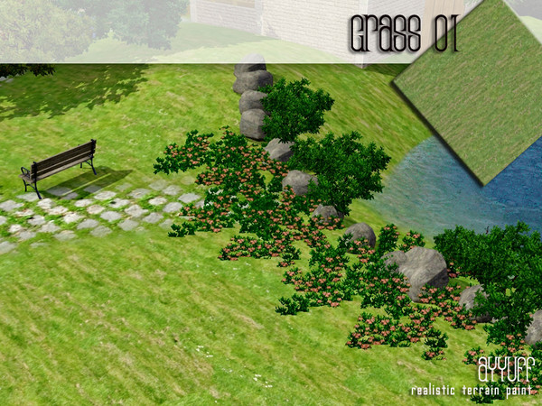 Sims 3 — Grass 01 by ayyuff — 