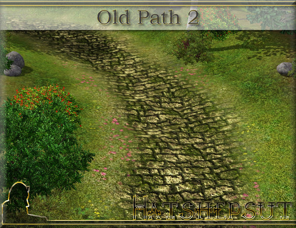 Sims 3 — Old Path 2 by hatshepsut — A weed strewn well worn path 