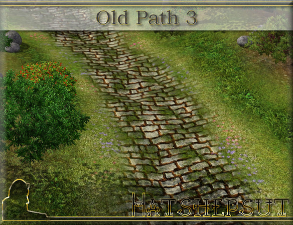 Sims 3 — Old Path 3 by hatshepsut — A weed strewn well worn path
