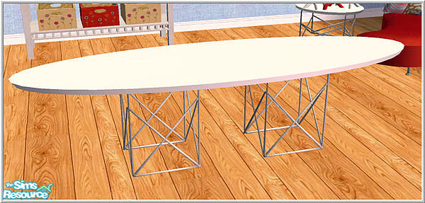 Sims 2 — corall set - B43 Designertable Oval by Birgit43 — 