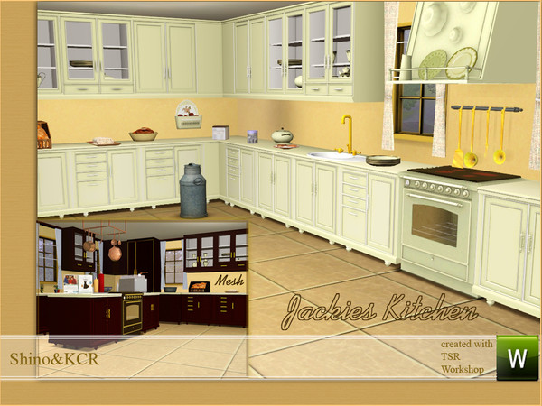 Sims 3 — JackiesKitchen by ShinoKCR — This is the first Part of the PBKitchen which is dedicated to our Pinecat includes: