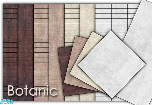 Sims 2 — Botanic by drikka_tulipa — Walls and Floors collection \"Botanic\"