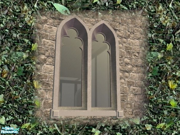 Sims 2 — Gothic Glass Recolour - Clear by Cyclonesue — Don't forget to download the MASTER mesh! See 'Get mesh at TSR'