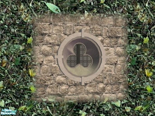 Sims 2 — Gothic Privacy Window (Diagonal) by Cyclonesue — Don't forget to download the MASTER mesh! See 'Get mesh at TSR'