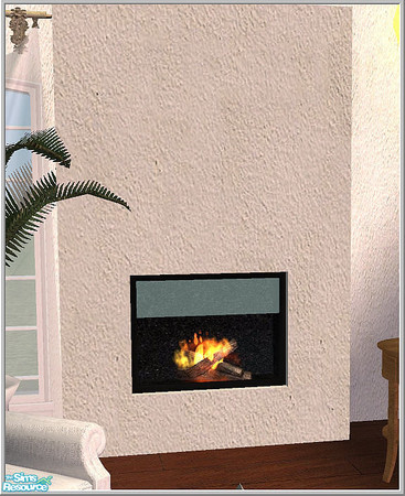Sims 2 — Living-room1 -Simple Elegant Fireplace by Birgit43 — 