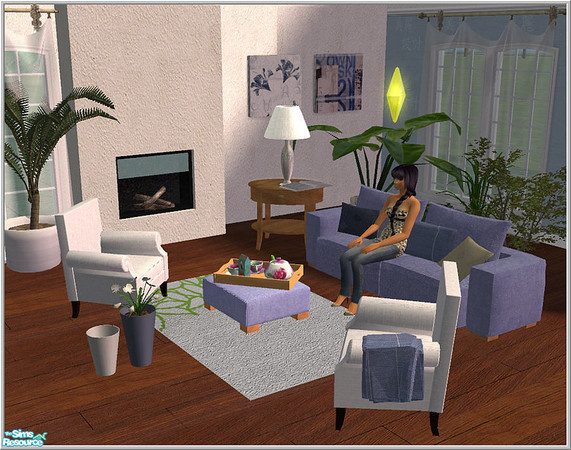 Sims 2 — Living-room1 _TSR new by Birgit43 — requires NL for painting all other objects are base game objects