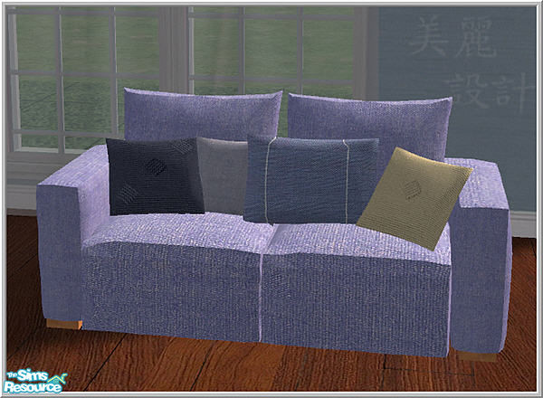 Sims 2 — Living-room1 _TSR new - B43 Lovesofa Blue by Birgit43 — 