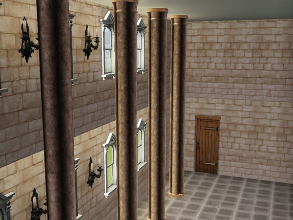 Sims 3 — Gothic Column Set by Rytelier — Gothic style columns for your castle.