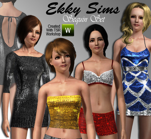 Sims 3 — Sequin Set by Ekky_Sims — 
