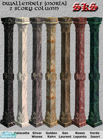 Sims 2 — Dwallendelf - Moria Column 2 storied by 71robert13 — Inspried by the columns in the Great City of Dwallendelf in