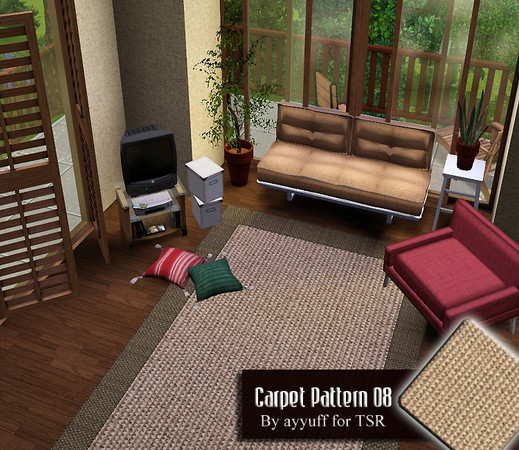 Sims 3 — Carpet Pattern 08 by ayyuff — 