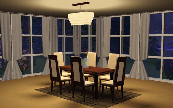 Sims 3 — Kastangel Dining Set by Blackest_digital_artist — So here's a simple and elegant dining set. What you will get