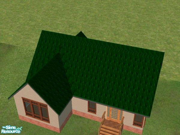 Sims 2 — RS2- Dark Green by simmyfan2852 — Part of the Roof Set 2