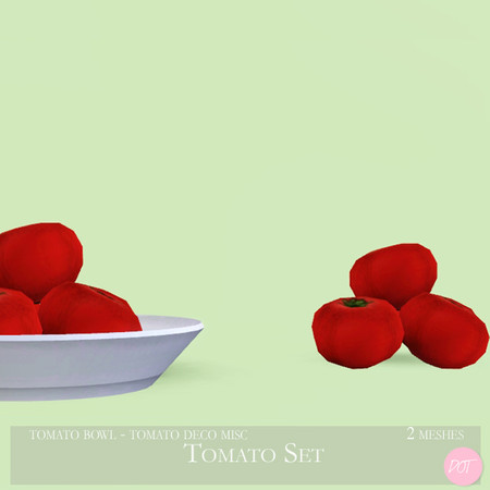 Sims 3 — Tomato Set by DOT — Tomato Set 2 Meshes Sims 3 by DOT of The Sims Resource