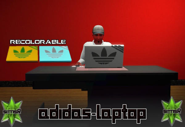 Sims 3 — adidas Computer laptop by simsr — Computer laptop by simsR 