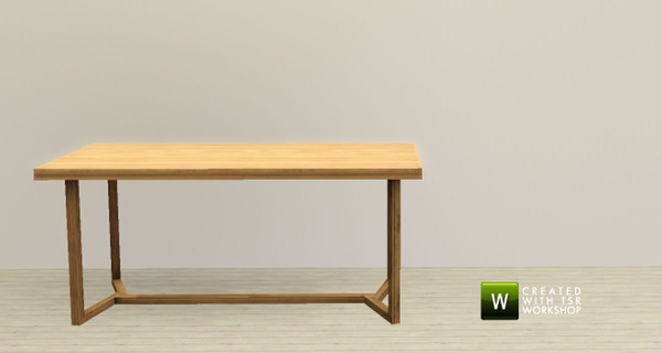 Sims 3 — Mark Dining Table by cazarupt — Dining table from the Mark dining set. By cazarupt for TSR. TSRAA.