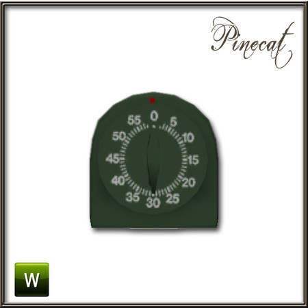 Sims 3 — Kitchen Timer Alarm 4 by Pinecat — You may need to use the MoveObjects On cheat to place this on a kitchen