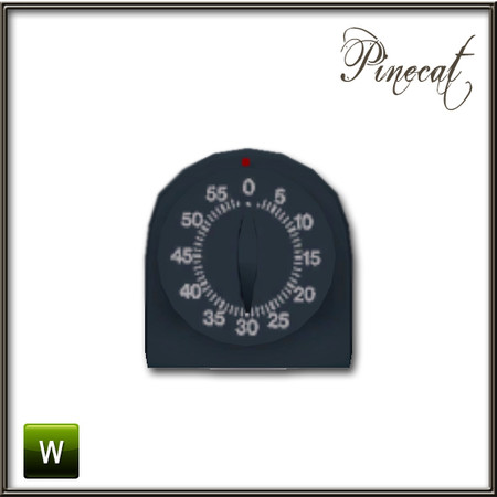Sims 3 — Kitchen Timer Smoke Alarm 5 by Pinecat — You may need to use the MoveObjects On cheat to place this on a kitchen