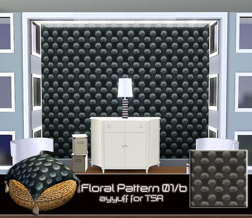 Sims 3 — Floral Pattern01/B by ayyuff — 