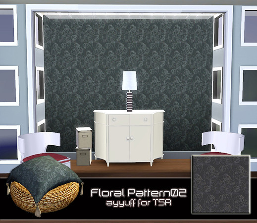 Sims 3 — Floral Pattern02 by ayyuff — 