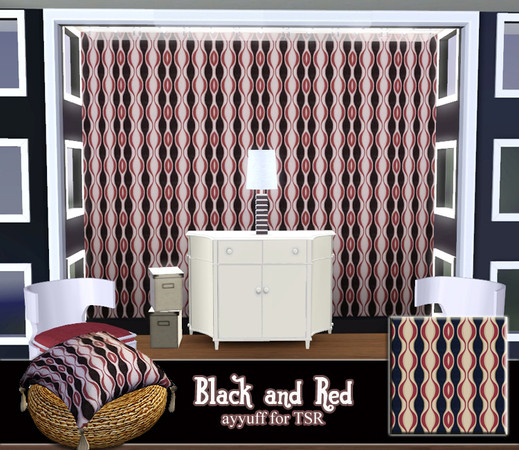 Sims 3 — Black and Red  by ayyuff — 