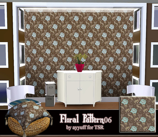 Sims 3 — Floral Pattern06 by ayyuff — 