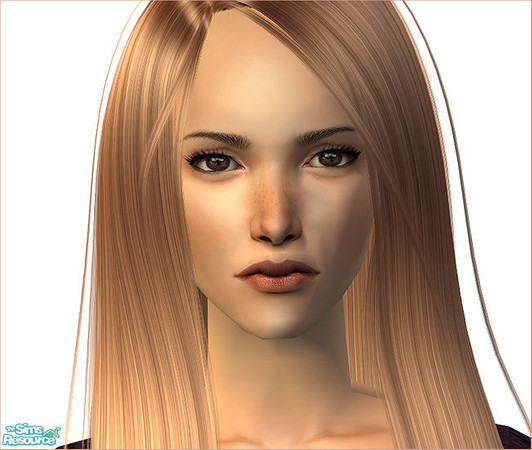 Sims 2 — Empty Promises Lipstick Set - Nude by flinn — Natural lip colour, shows up for all ages and both genders.