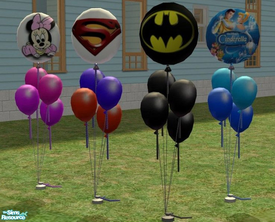 Sims 2 — Themed Party Balloons by sims1latina88 — Its Party time for your Sim kids!! and this set its perfect for it!W