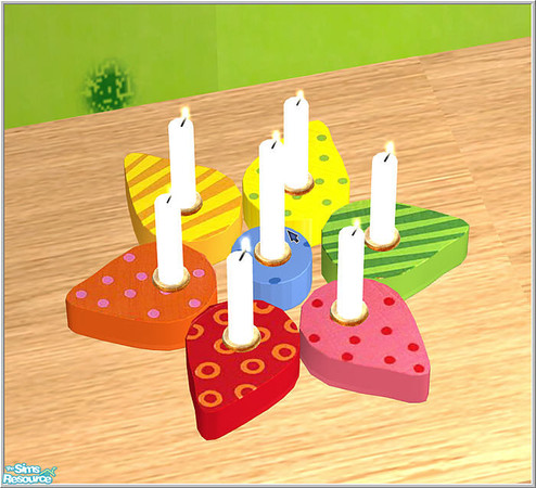 Sims 2 — Birthday Candles - B43 Candles Star by Birgit43 — 
