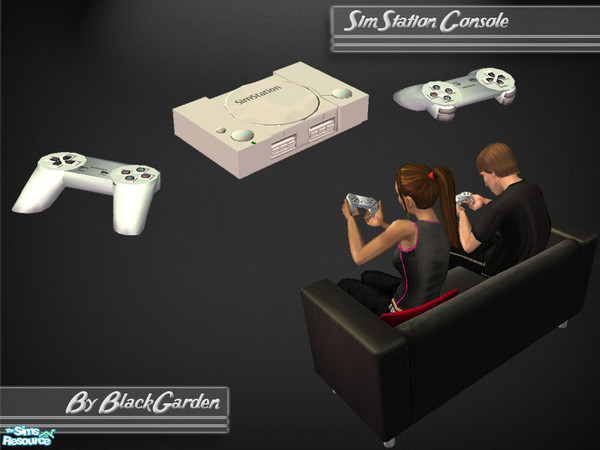 Sims 2 — SimStation - Controllers by BlackGarden — A fully playable PlayStation 1 inspired console for your Sims.