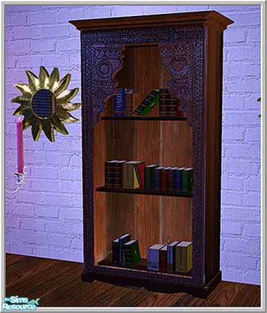 Sims 2 — india set - B43 India Bookshelf by Birgit43 — 