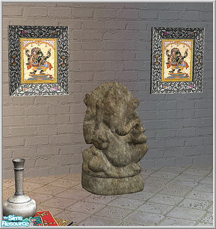 Sims 2 — india set - B43 Indian Stone Goddess by Birgit43 — 