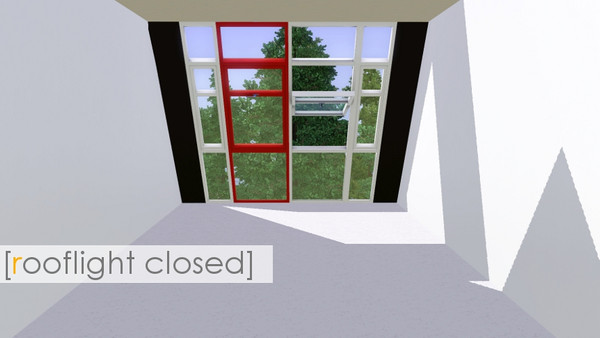 Sims 3 — Rooflight Closed by madaya74 — rooflight closed