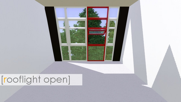 Sims 3 — Rooflight Open by madaya74 — rooflight open