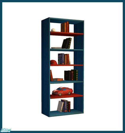 Sims 2 — Baseball Bedroom Sets - Bookshelf by rebecah — Baseball Bedroom Sets - Bookshelf