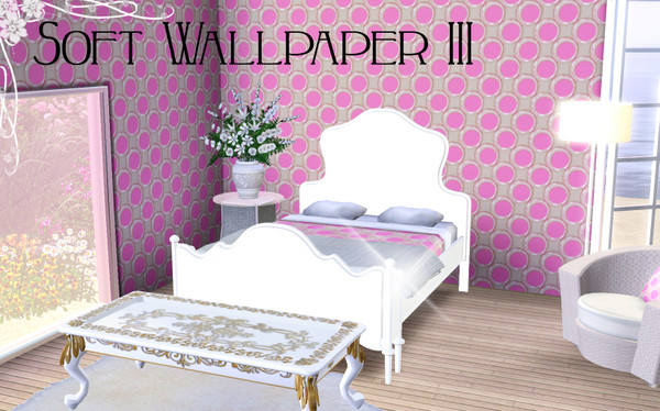 Sims 3 — Soft Wallpaper III by TSR Archive — Pattern by Pralinesims for TSR