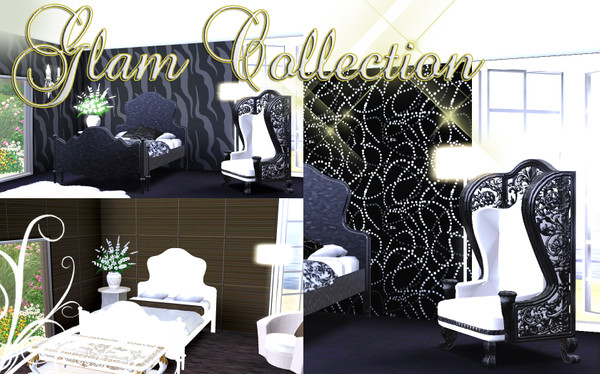 Sims 3 — Glam Collection by TSR Archive — This set contains three Glam Patterns Please enjoy dear friends:D