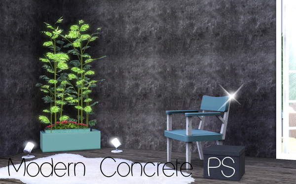 Sims 3 — Modern Concrete PS by TSR Archive — Pattern made by Pralinesims for TSR