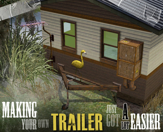 Sims 3 — Create-a-Trailer Kit by AppleFall — Creating your own trailer has never been easier. This set supplies you with