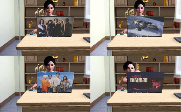 Sims 3 — TV Show Laptops by evilerci — laptops featuring various tv shows