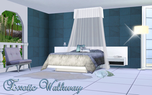 Sims 3 — Exotic Walkway PS by TSR Archive — Pattern made by Pralinesims for TSR