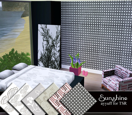 Sims 3 — Sunshine by ayyuff — 6 new patterns
