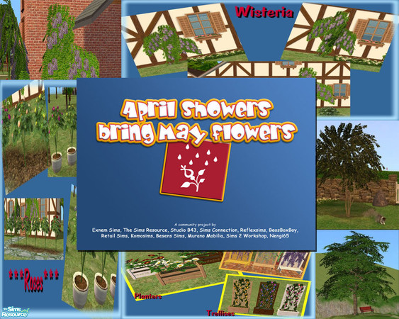 Sims 2 — Community Project Plants by simscom — Brought to you by the Sims2 Community Project...Please enjoy this set we